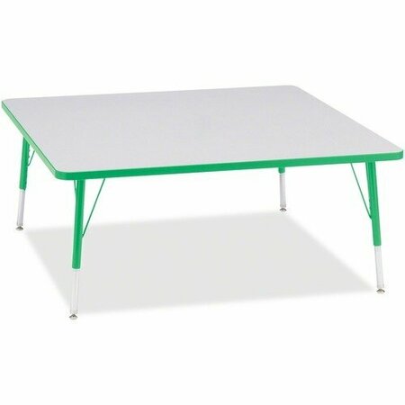 JONTI-CRAFT TABLE, SQUARE, 48X48, GY/GN JNT6418JCE119
